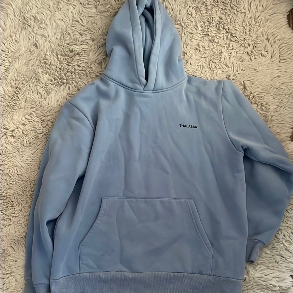 Light Blue Hoodie for Women